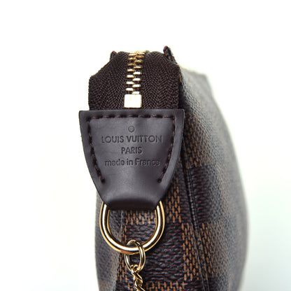 Louis Vuitton Damier Ebene Mini Pochette Accessories 7 of 9