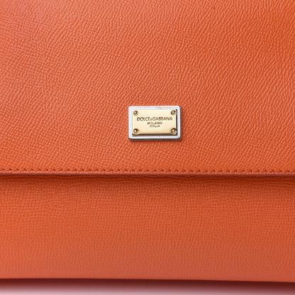 Dolce & Gabbana Dauphine Medium Miss Sicily Satchel Mandarino 10 of 11