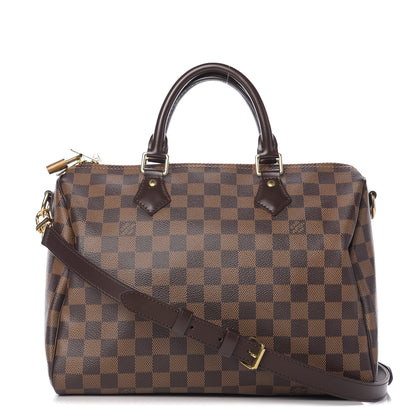 Louis Vuitton Damier Ebene Speedy Bandouliere 30 1 of 9