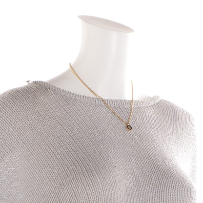 Chopard 18K Yellow Gold Happy Diamonds Icons Oval Pendant Necklace 2 of 5