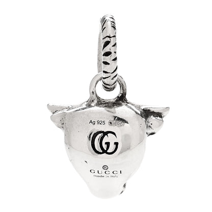 Gucci Sterling Silver Anger Forest Bull Head Pendant 4 of 5