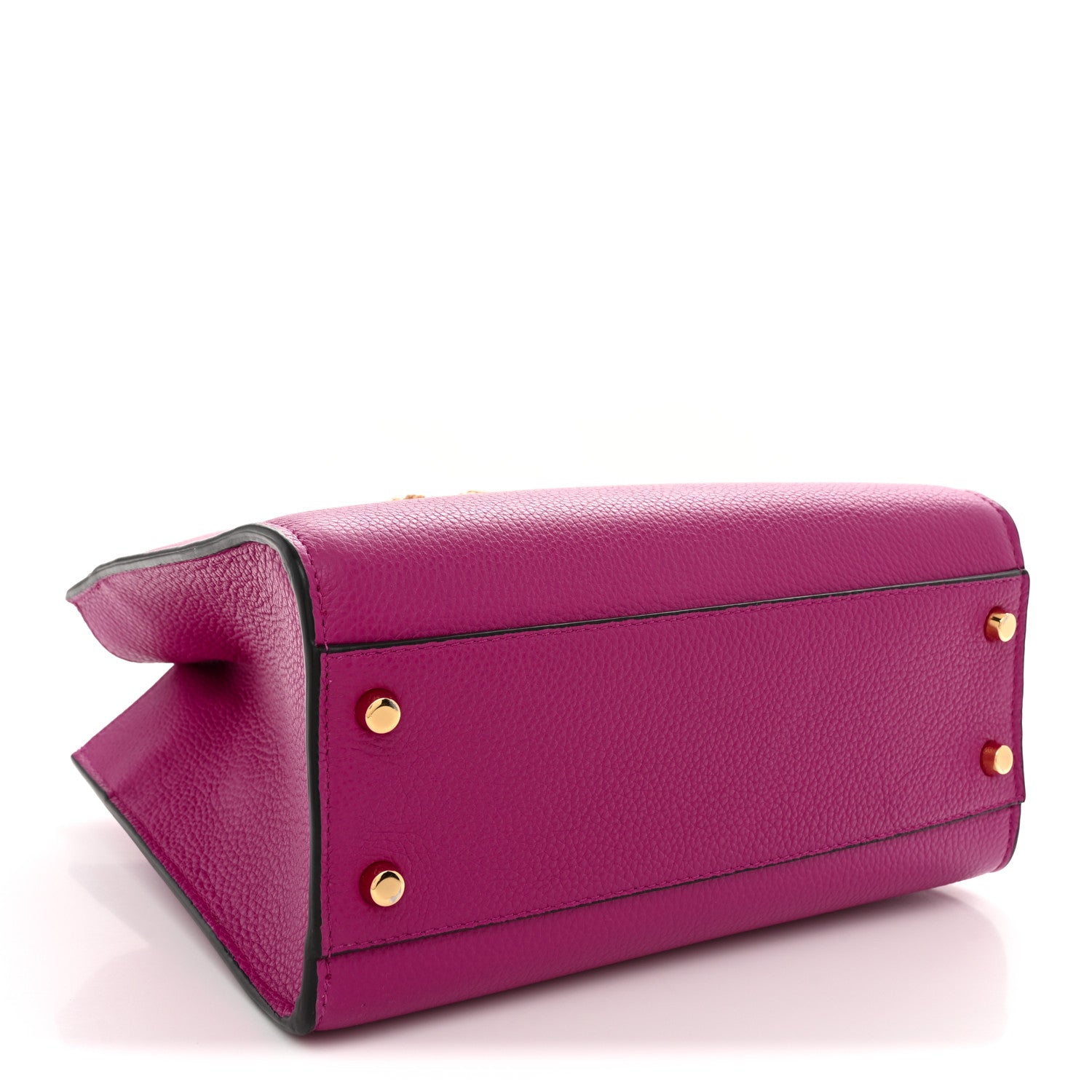 Versace Grainy Calfskin Virtus Top Handle Tote Pink Light Pink 4 of 10