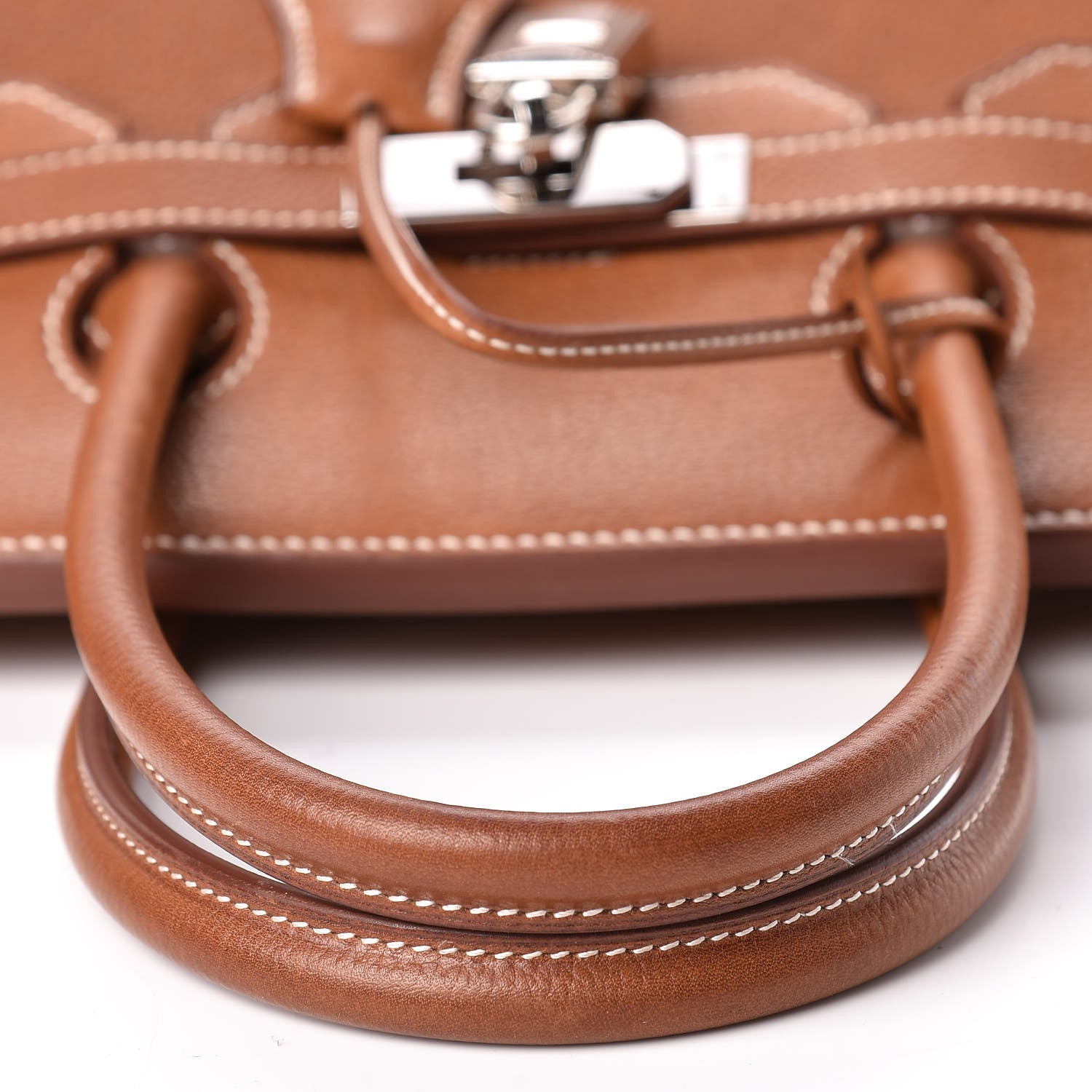 Hermes Natural Barenia Faubourg Birkin 35 Fauve 10 of 45