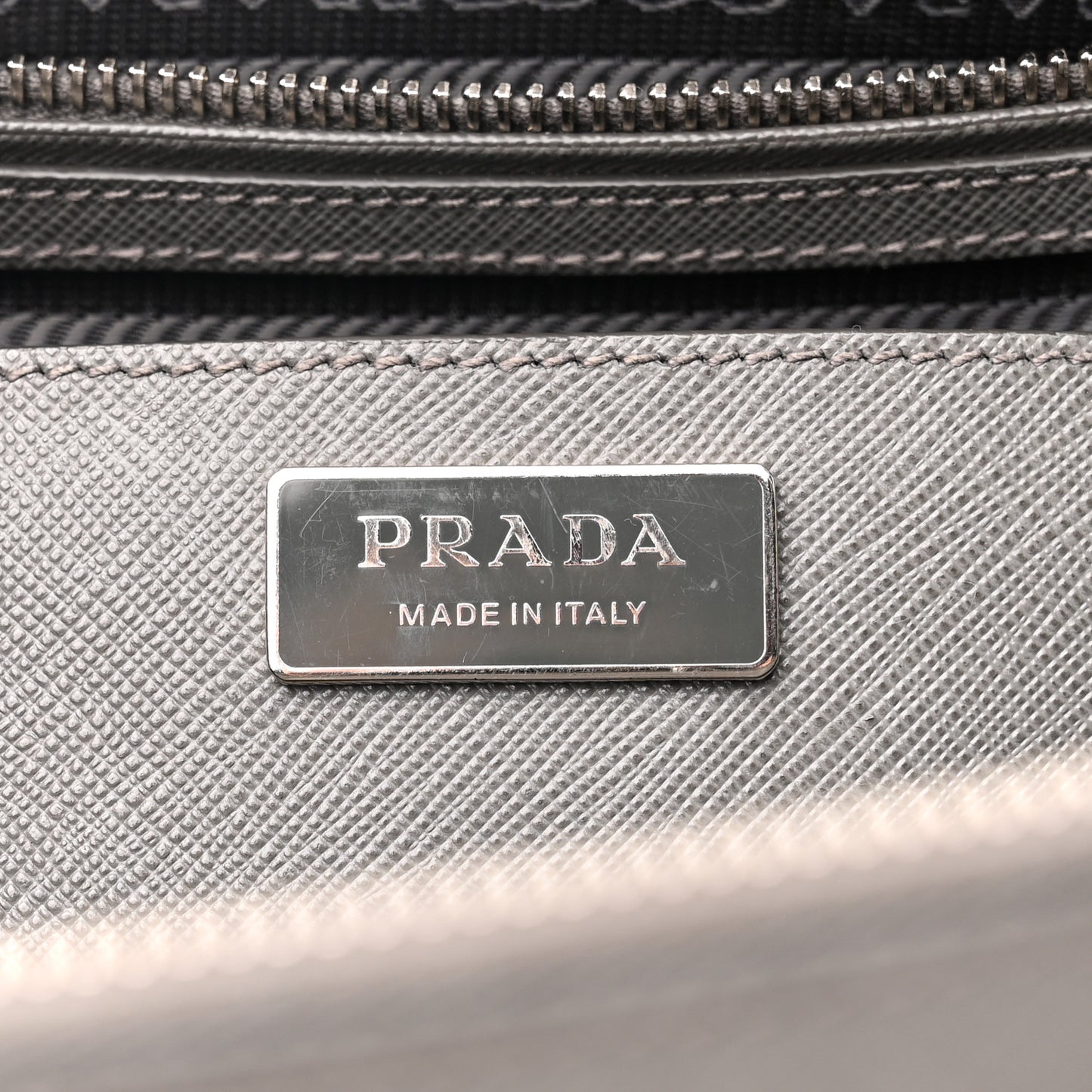 Saffiano Large Galleria Double Zip Tote Marmo