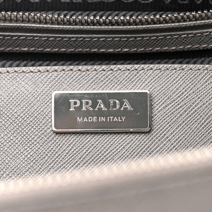 Prada Saffiano Large Galleria Double Zip Tote Marmo 8 of 16