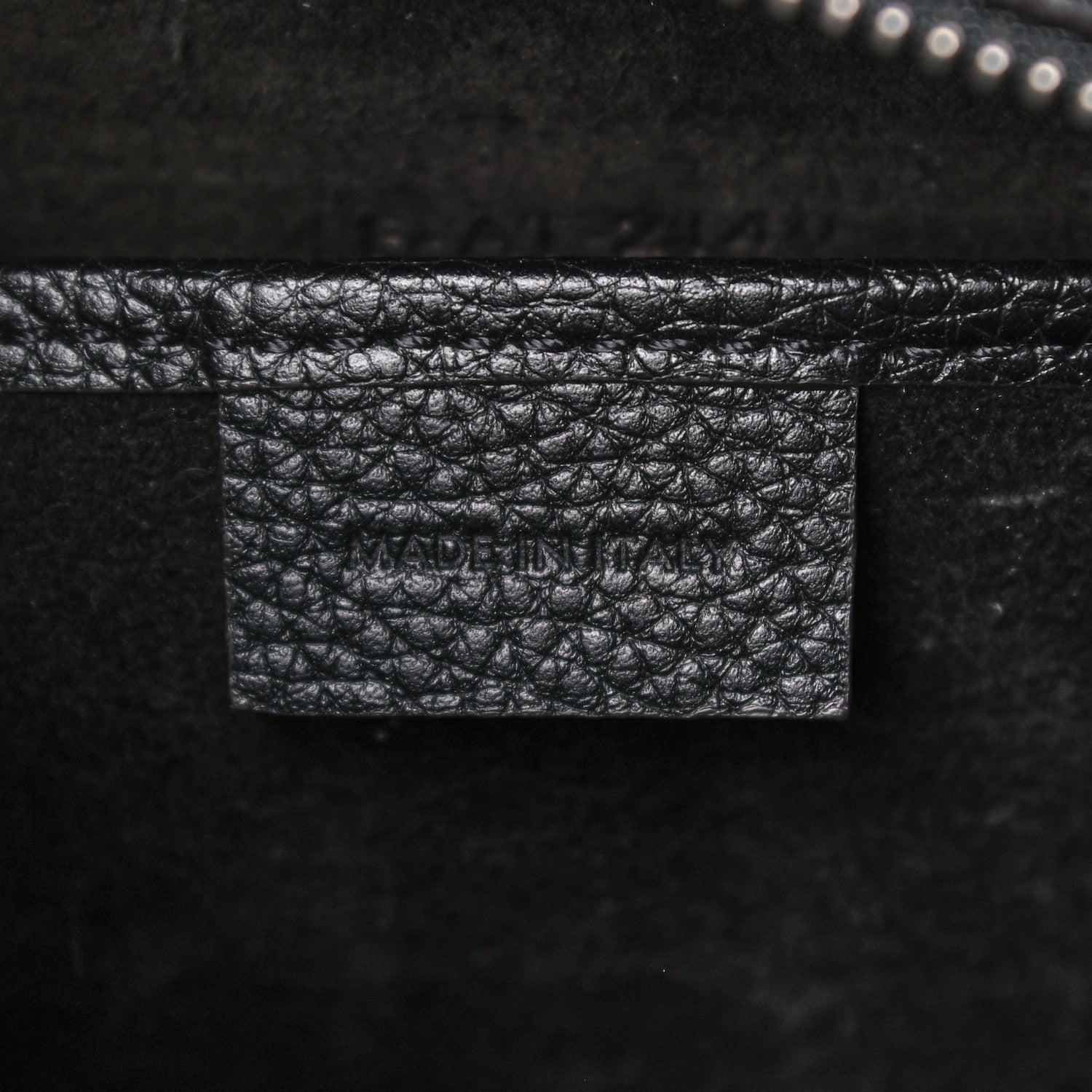 Celine Drummed Calfskin Nano Luggage Black 7 of 10