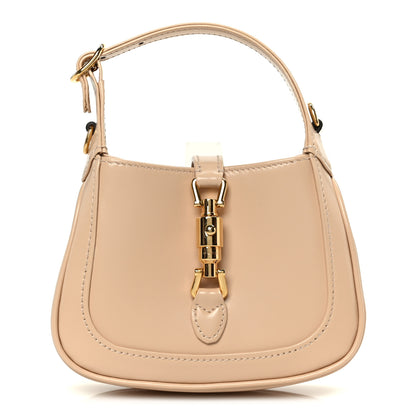 Gucci Boarded Dyana Lux Calfskin Nano Jackie 1961 Hobo Souffle Rose 1 of 10