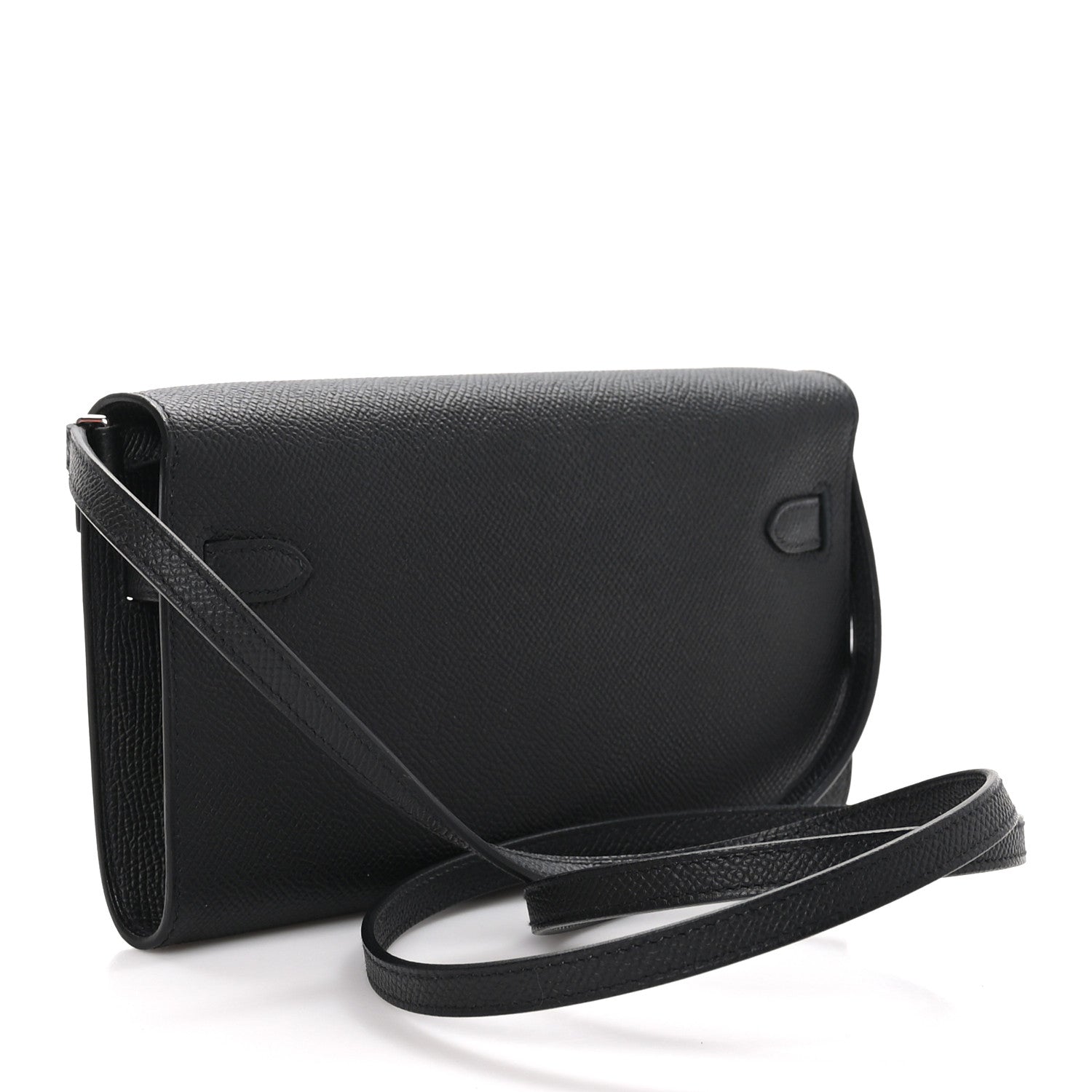 Hermes Epsom Kelly Wallet To Go Black 3 of 12