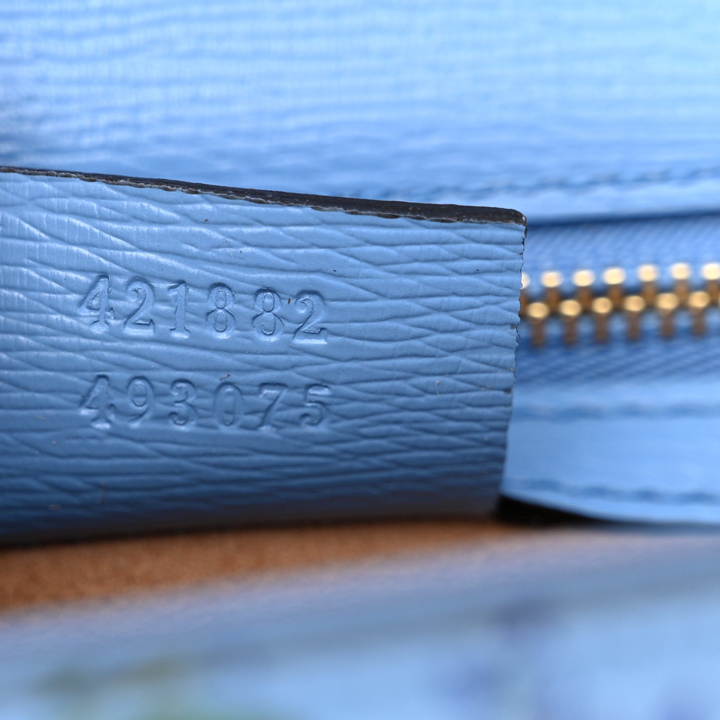 Shangai Calfskin Web New Flora Small Sylvie Shoulder Bag Azure