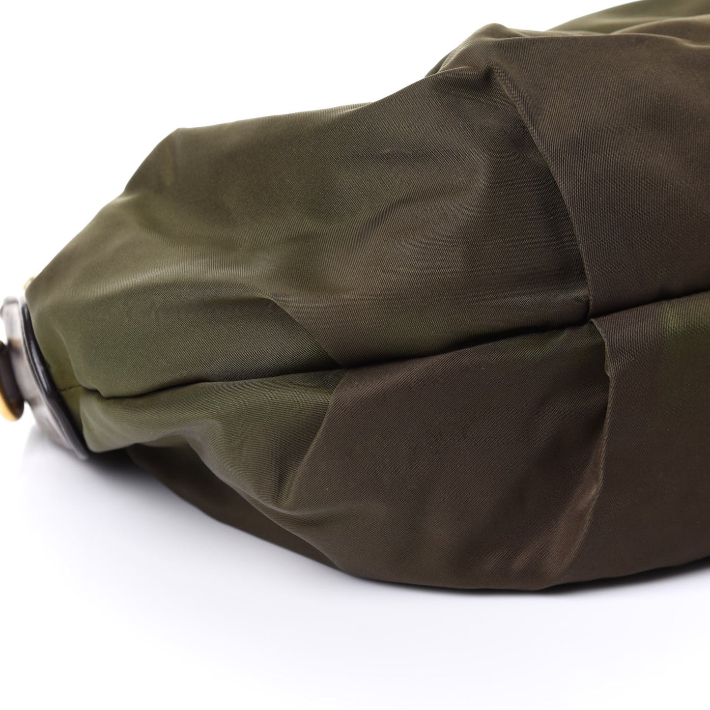 Tessuto Nylon Hobo Black Green