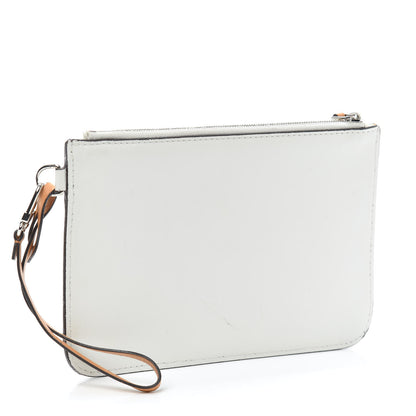 Louis Vuitton Calfskin Pochette White 3 of 6