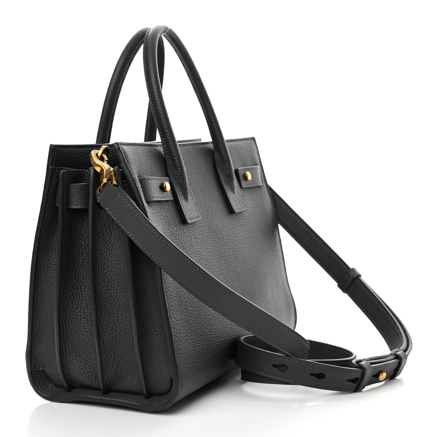 Grained Calfskin Baby Sac De Jour Souple Storm