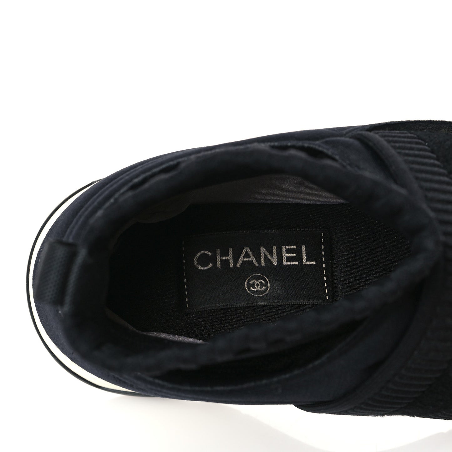 Stretch Fabric CC Sneakers 37 Black