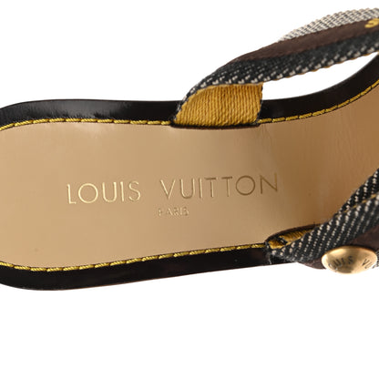 Louis Vuitton Canvas Bahia Mule Sandals 41 Brown 7 of 8