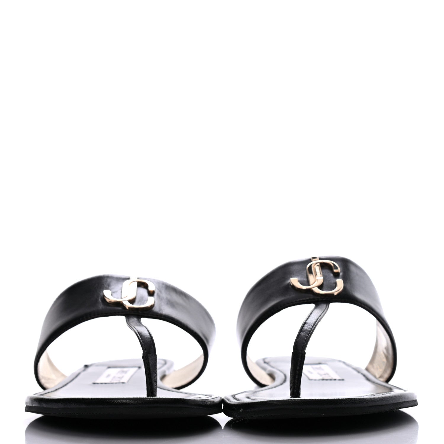 Jimmy Choo Kid JC Flat Sandals 39 Black 2 of 7