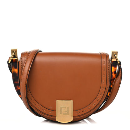 Fendi Vitello King Plexiglass Moonlight Shoulder Bag Cuoio 1 of 10