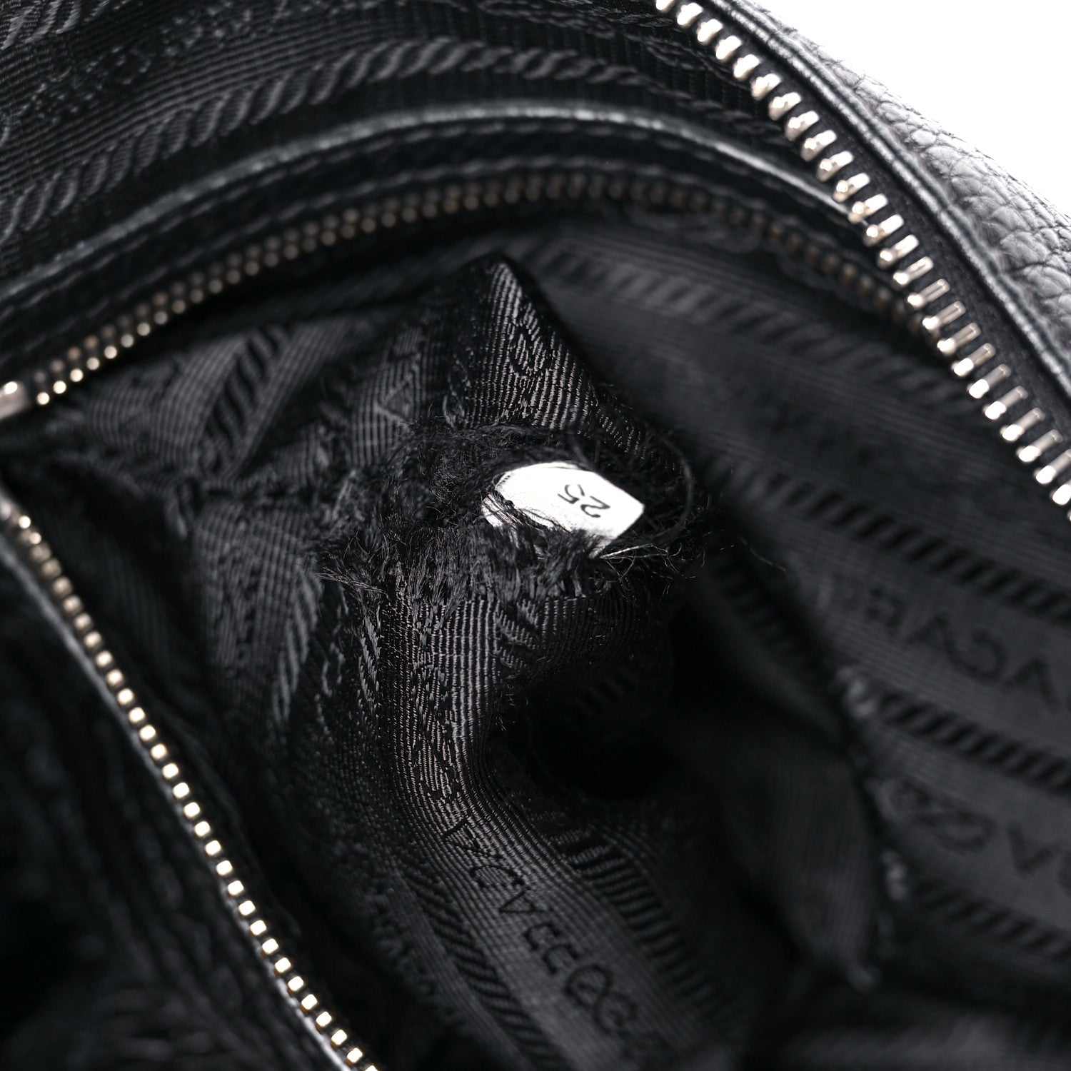 Prada Vitello Daino Shopping Tote Black 9 of 9