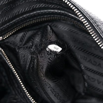 Prada Vitello Daino Shopping Tote Black 9 of 9