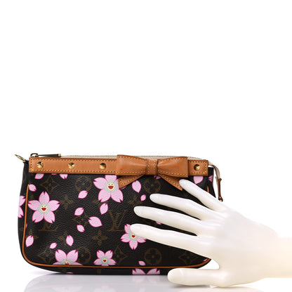 Louis Vuitton Monogram Cherry Blossom Pochette Accessories Brown 2 of 14