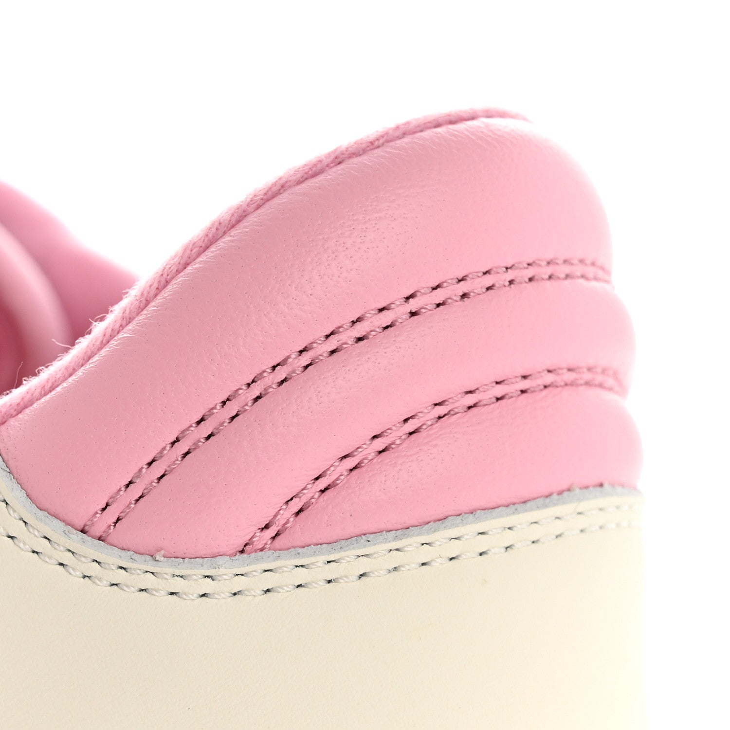 Gucci Dali Soft Calfskin Womens Mac80 Sneakers 38.5 Off White Grey Sky Light Rose 11 of 12