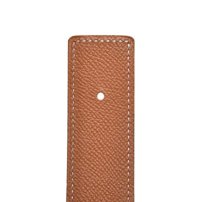 Hermes Epsom Swift 32mm Belt Strap 95 Gold Black 5 of 6