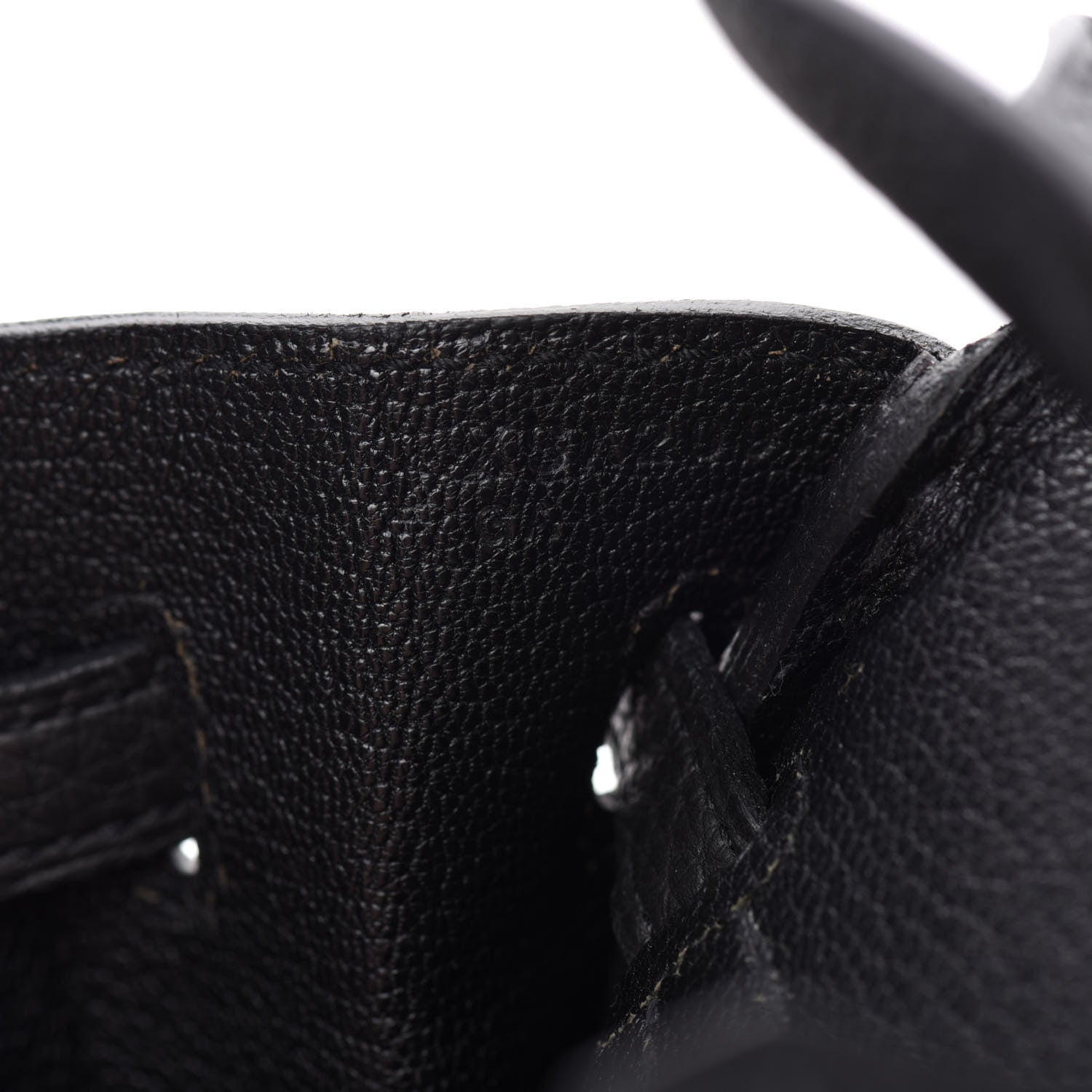 Hermes Togo Birkin 25 Black 27 of 36