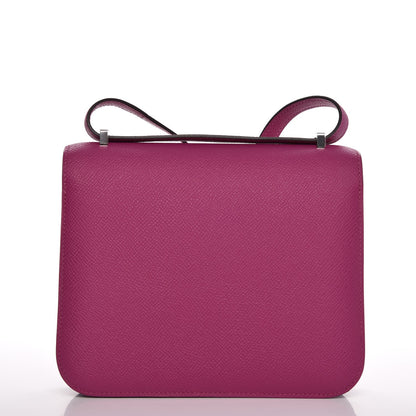 Hermes Epsom Constance 18 Rose Pourpre 4 of 21