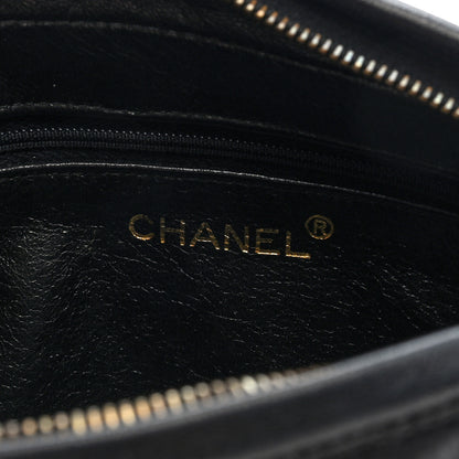 Chanel Lambskin Quilted CC Tassel Camera Case Black 6 of 10