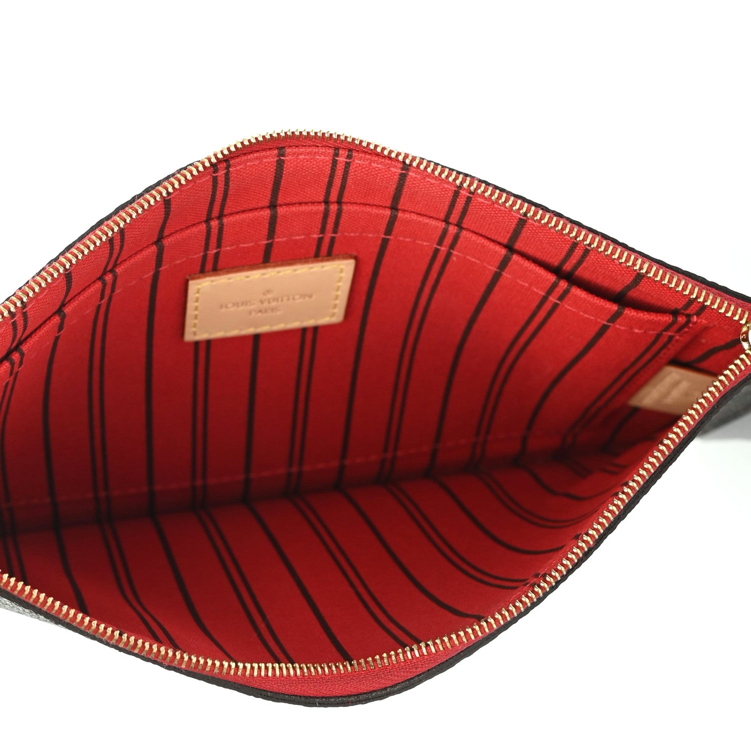 Louis Vuitton Monogram Neverfull MM GM Pochette Cherry 4 of 5