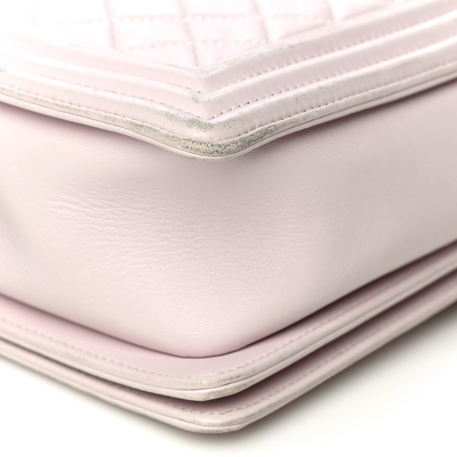 Chanel Lambskin Quilted New Medium Boy Flap Light Pink 10 of 16
