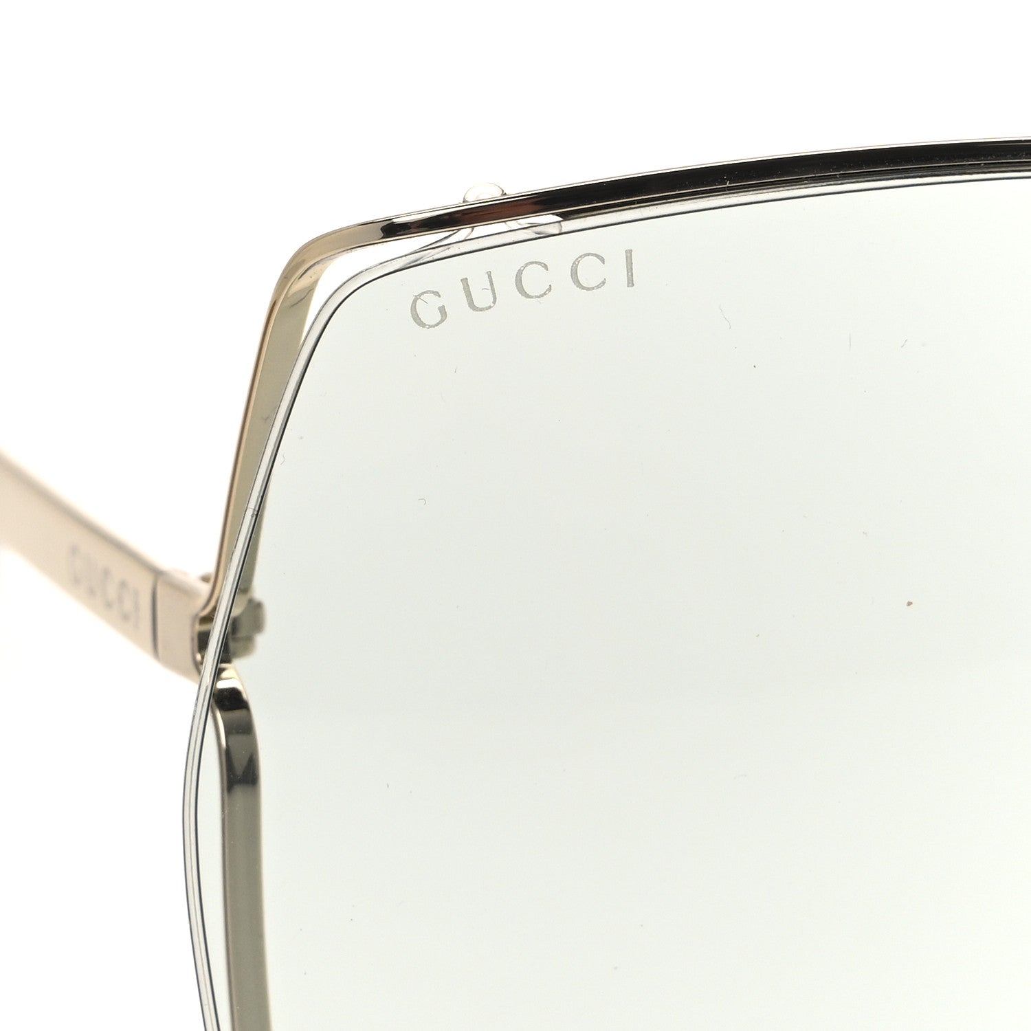 Gucci Metal Sunglasses GG0817S Green 7 of 8