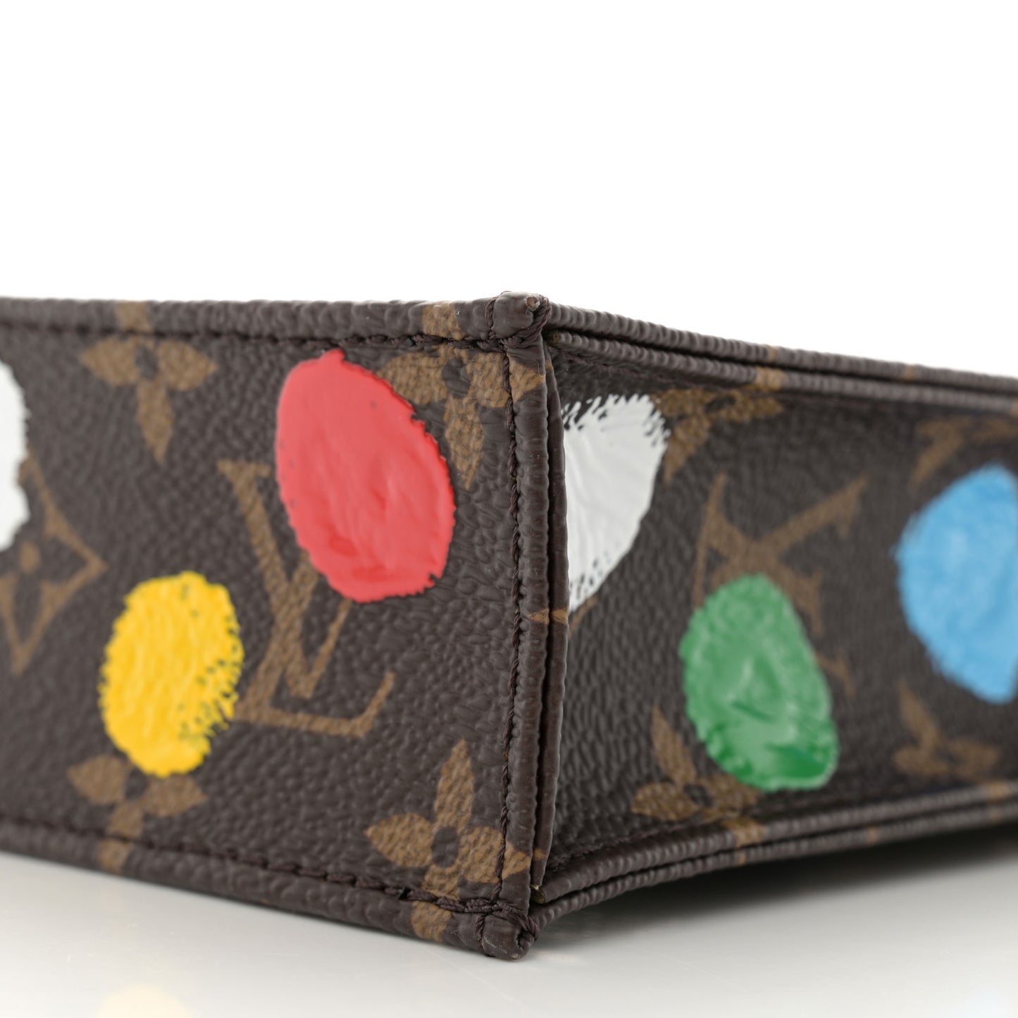 LV X YK Monogram Dots Petit Sac Plat Multicolor