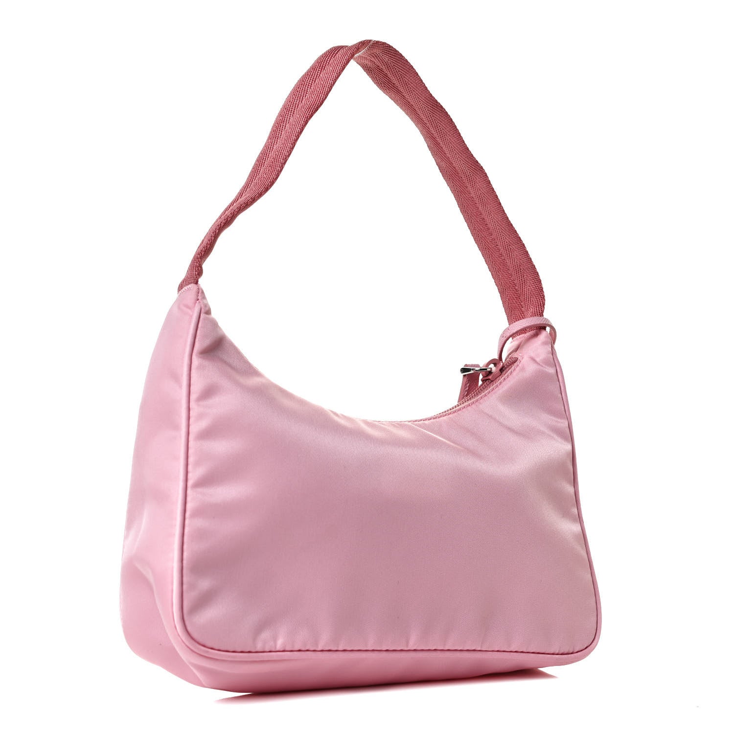Prada Tessuto Nylon Saffiano Mini Re-Edition 2000 Bag Rosa 3 of 15