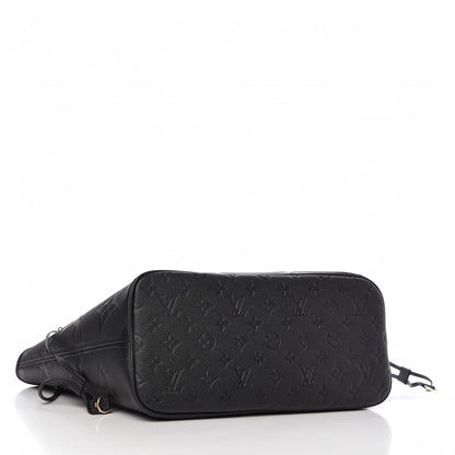 Louis Vuitton Empreinte Monogram Giant Neverfull MM Black 4 of 8