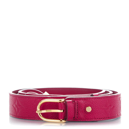 Louis Vuitton Empreinte Gracieuse 30mm Belt 85 34 Fuchsia 1 of 9
