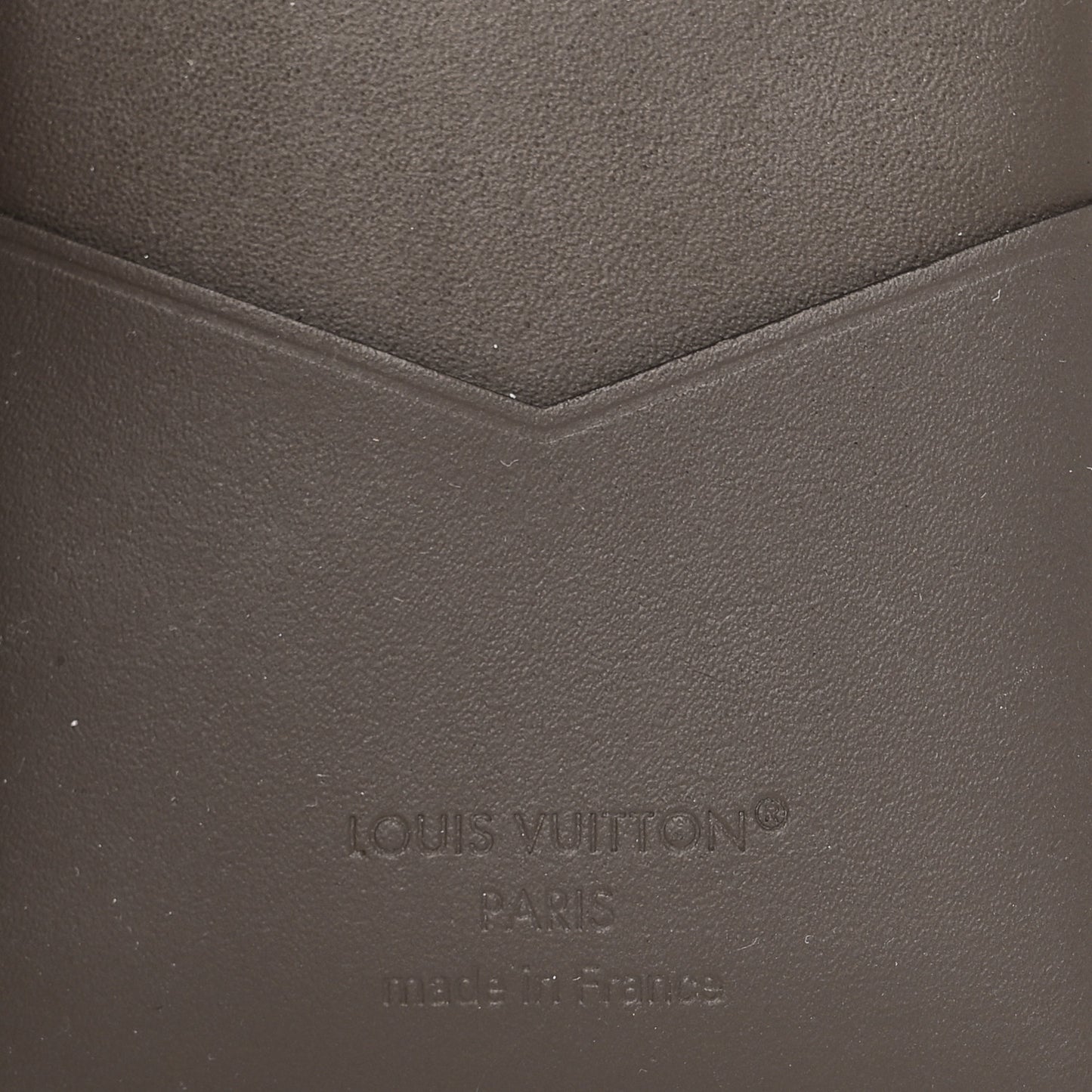 Mirror Monogram Pocket Organizer Gunmetal