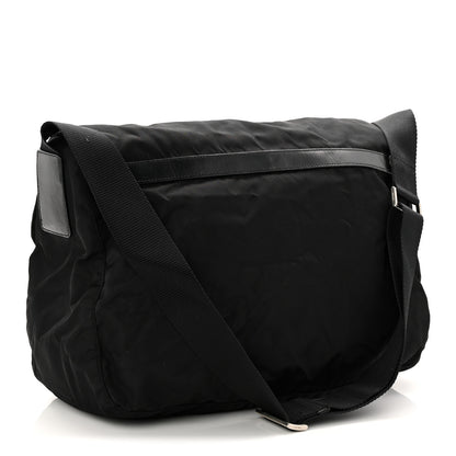 Prada Tessuto Nylon Messenger Bag Black 3 of 11