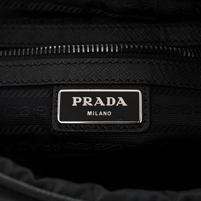 Prada Tessuto Nylon Messenger Bag Black 6 of 11