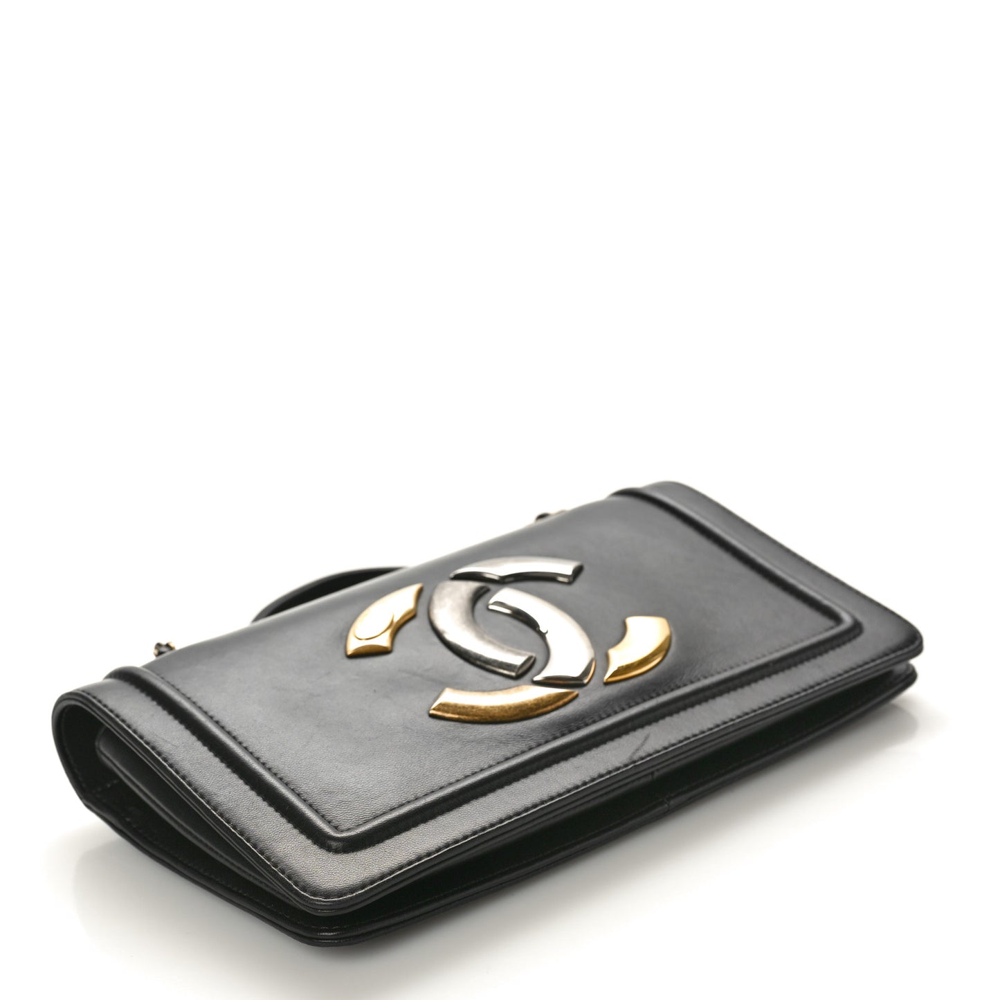 Lambskin CC Antico Flap Black