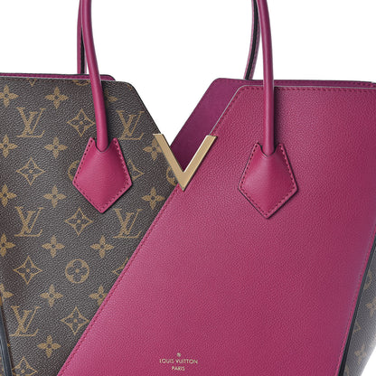Louis Vuitton Calfskin Monogram Kimono Tote Grape 7 of 9
