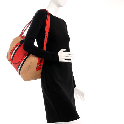 Givenchy Goatskin Colorblock Medium Lucrezia Beige Red 2 of 8