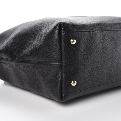 Gucci Cellarius Calfskin Large Soho Working Tote Black 9 of 10