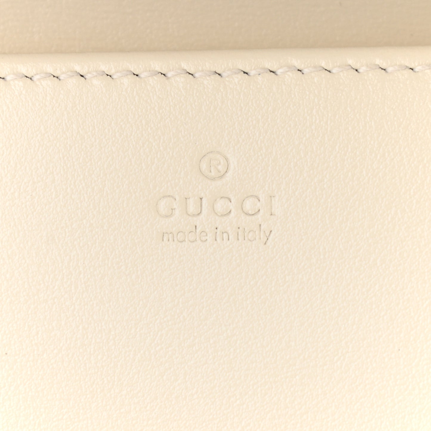 Boarded Plutone Calfskin Horsebit 1955 Wallet On Chain Mystic White