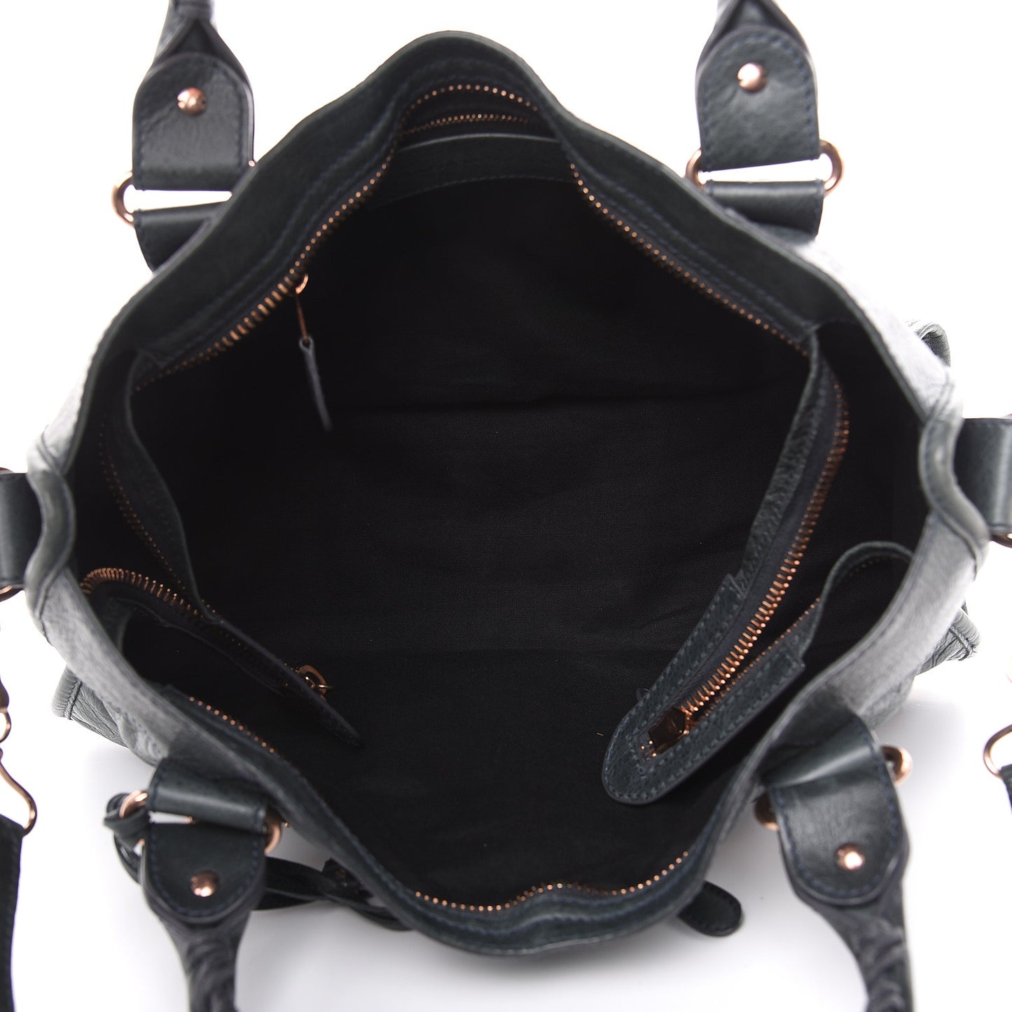 Agneau Giant 21 Rose Gold Hardware City Anthracite