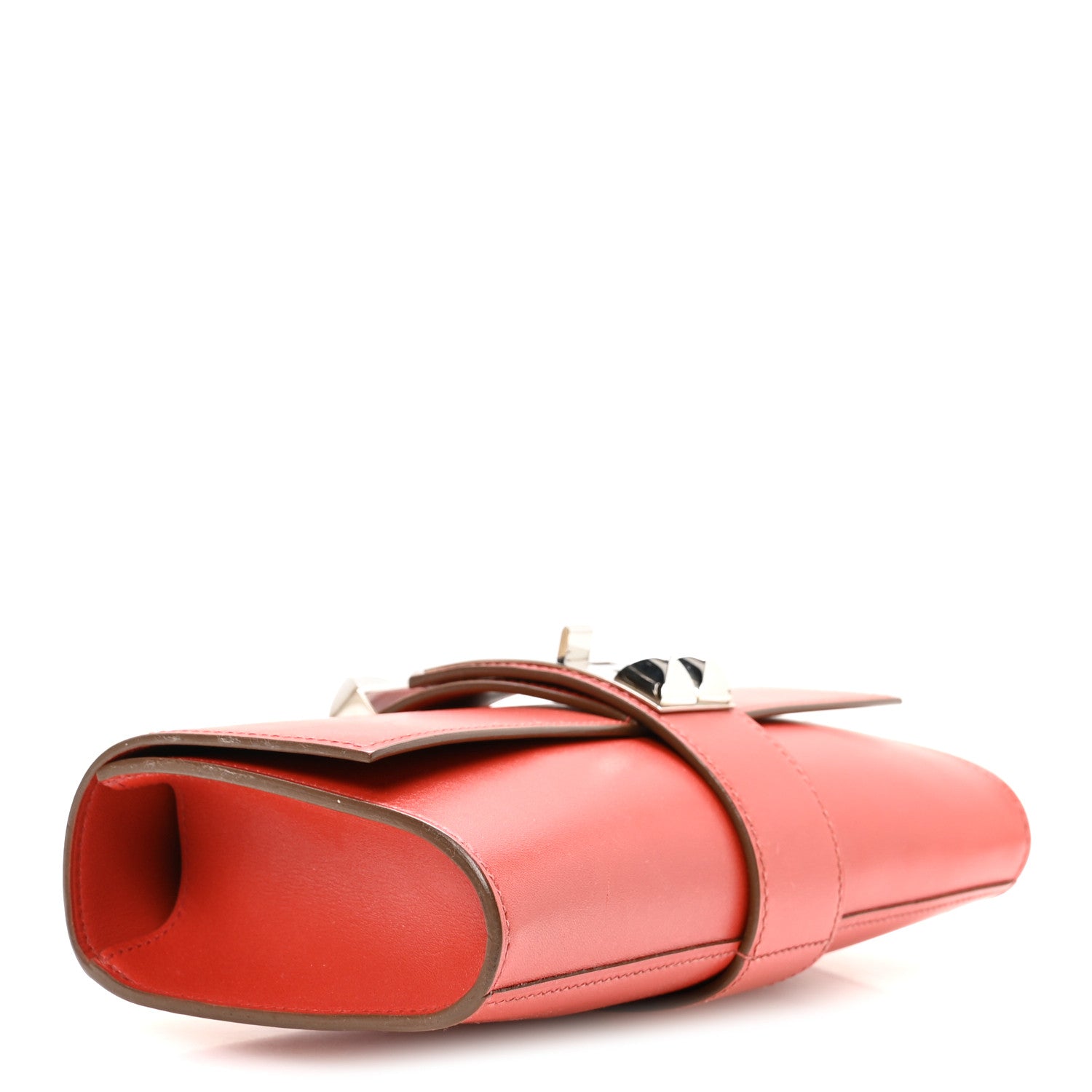 Hermes Tadelakt Medor Clutch 23 Sanguine 4 of 7