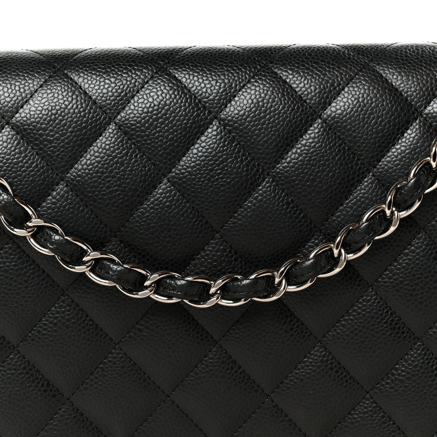Chanel Caviar Quilted Maxi Double Flap Black 9 of 11