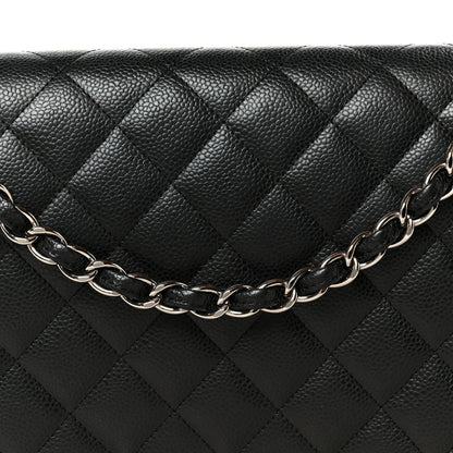 Chanel Caviar Quilted Maxi Double Flap Black 9 of 11