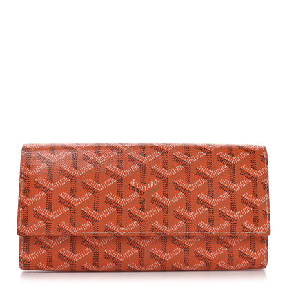 Goyard Goyardine Varenne Long Wallet Orange 1 of 6