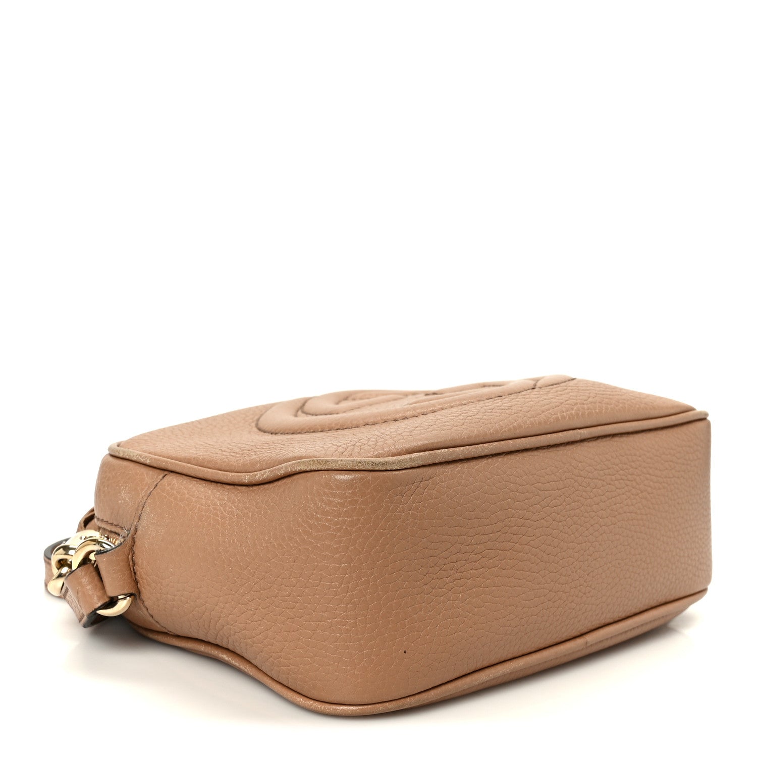 Gucci Pebbled Calfskin Small Soho Disco Bag Camelia 4 of 11