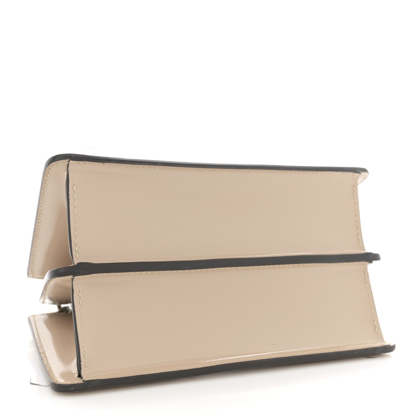 Patent Petite Peekaboo Cut Beige Amid
